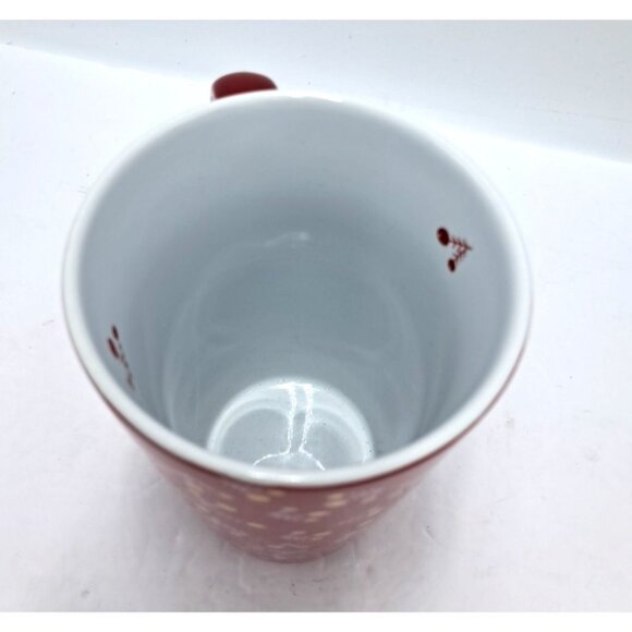 Davids Tea The Perfect Mug 16 oz 473 mL Berry Red - Holly Golden Berry Branches - Picture 8 of 9